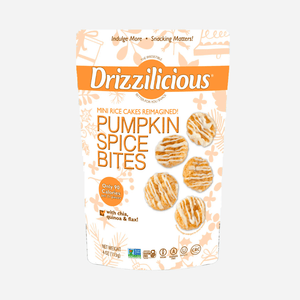 Drizzilicious Pumpkin Spice Mini Rice Cake Bites