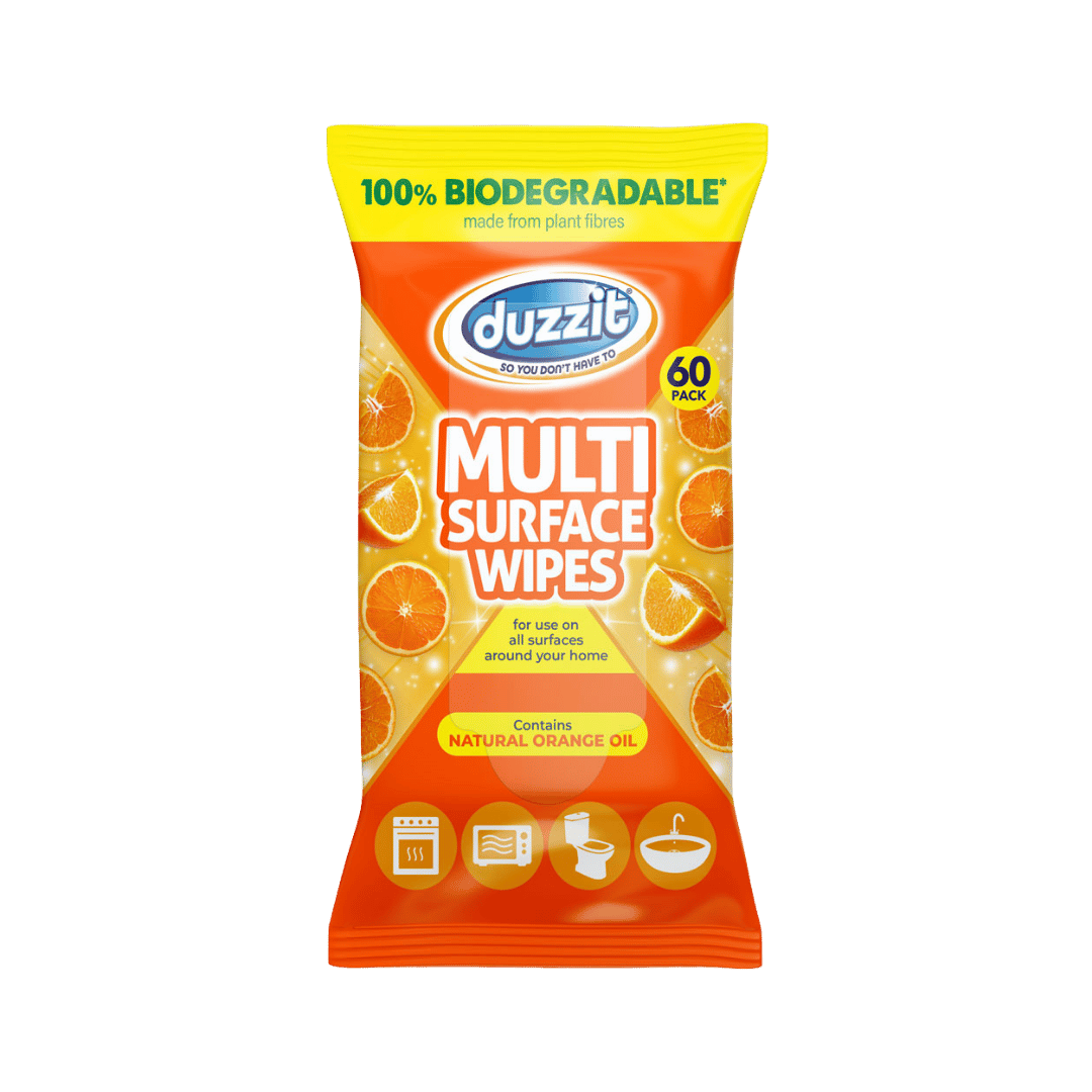 Duzzit Multi-Surface Wipes Orange Oil