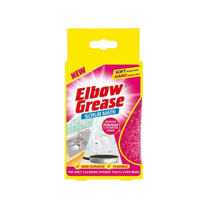 Elbow Grease Pink Scrub Mate Kitchen Bathroom Soft & Hard Non Scratch Cleaning Sponge