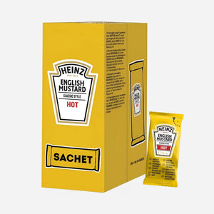 Heinz Classic Style Hot English Mustard Portion Sachets