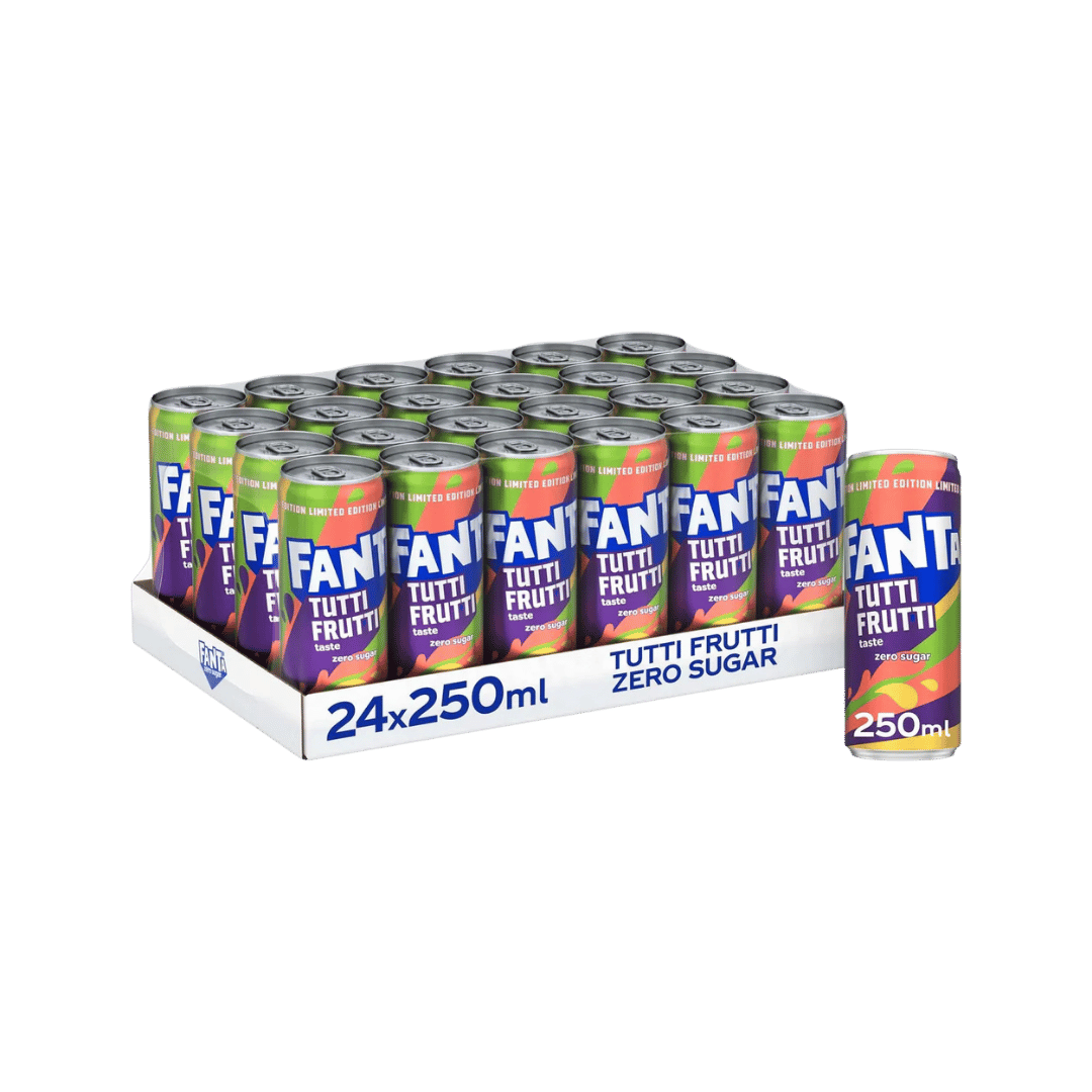 Fanta Zero Sugar Tutti Frutti Tropical Soft Drinks