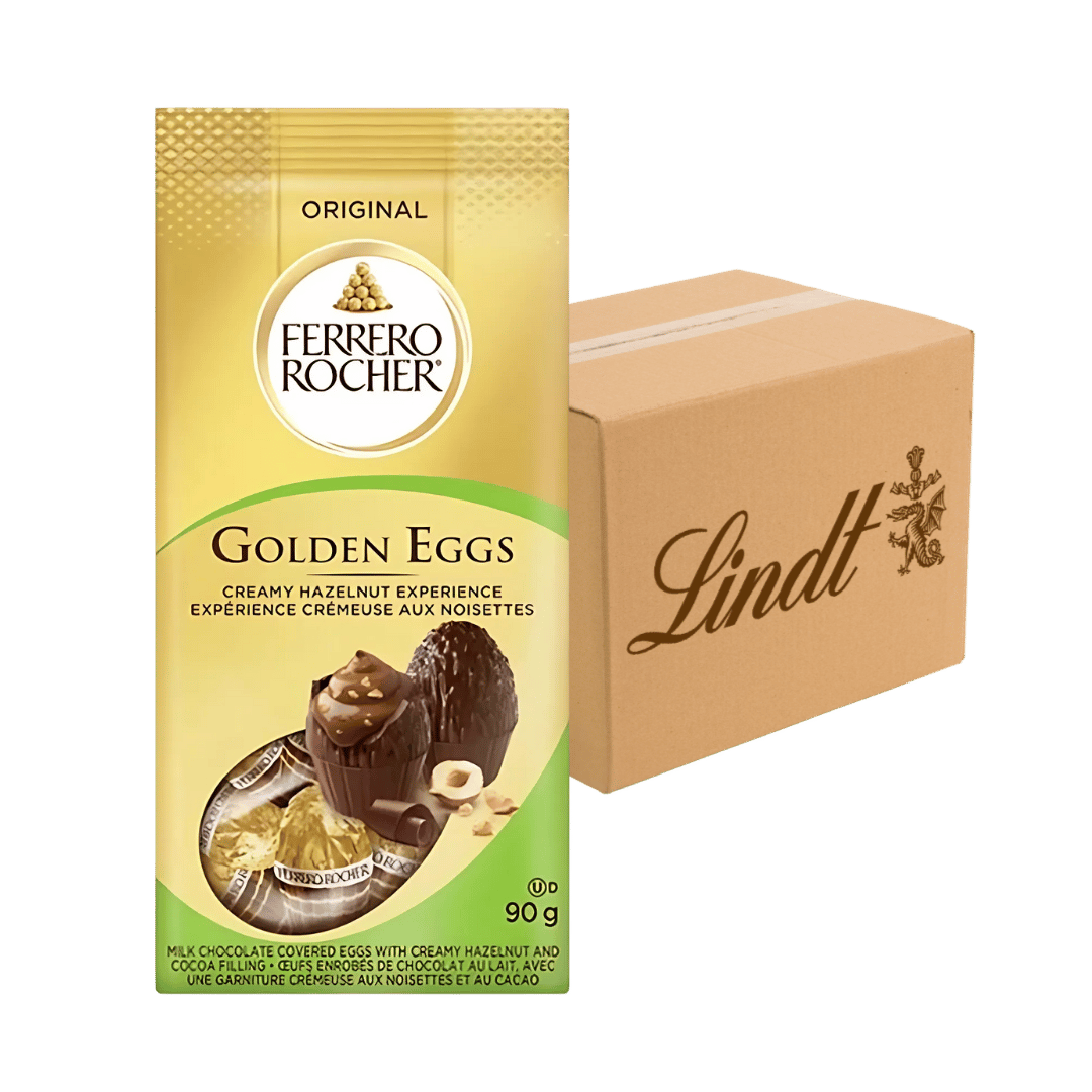 Ferrero Rocher Golden Eggs Creamy Hazelnut Original Chocolate Experience