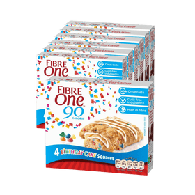 Fibre One Birthday Cake Squares