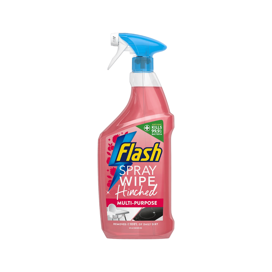 Flash Spray Wipe Hinched Wild Berries Anti-bacterial Multi Purpose Cleaning Spray