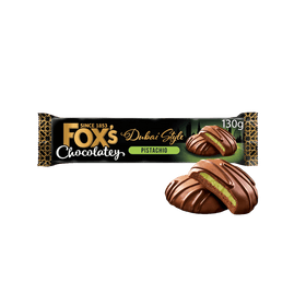 Fox's Chocolatey Dubai Style Pistachio Shortcake Biscuits