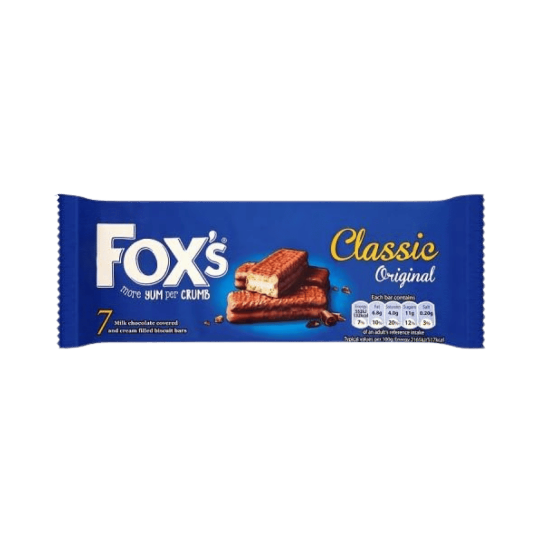 Fox's Classic Milk Chocolate Cream Filled Biscuit Bars