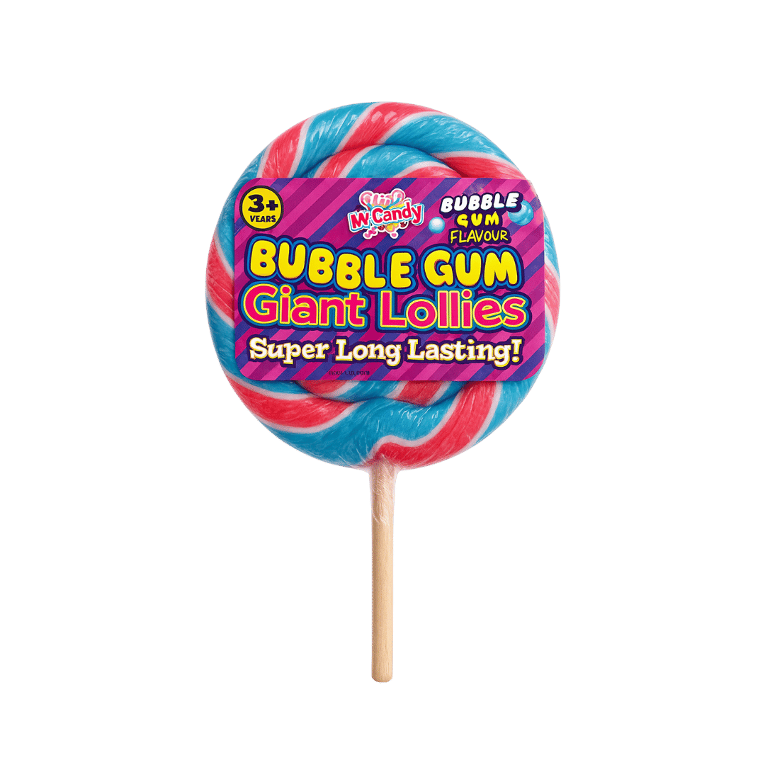 Mr Candy Giant Bubblegum Lollies