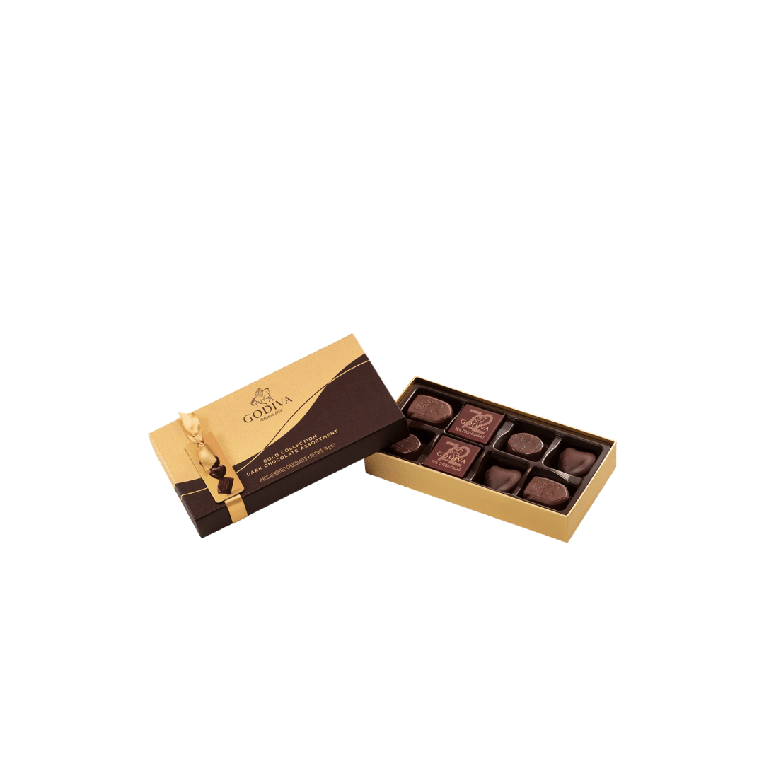 Godiva Gold Collection Dark Chocolate Assortment Giftbox