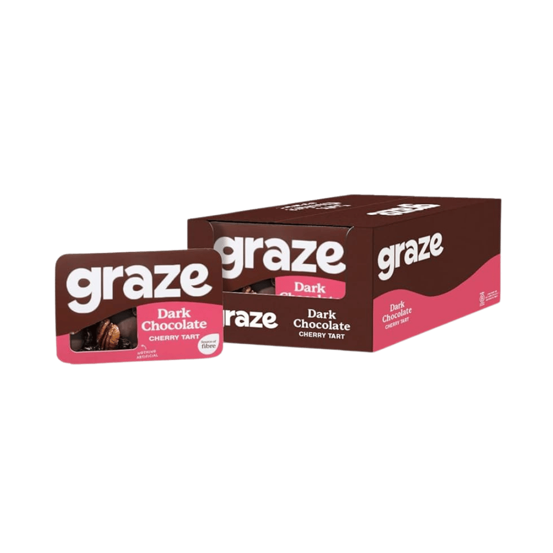 Graze Dark Chocolate Cherry Tart Snack Packs