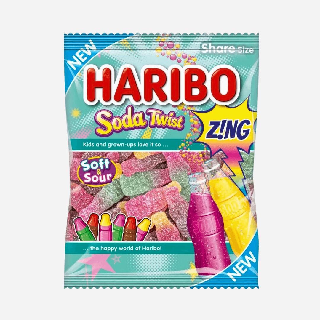 Haribo Soda Twist Zing Share Pack