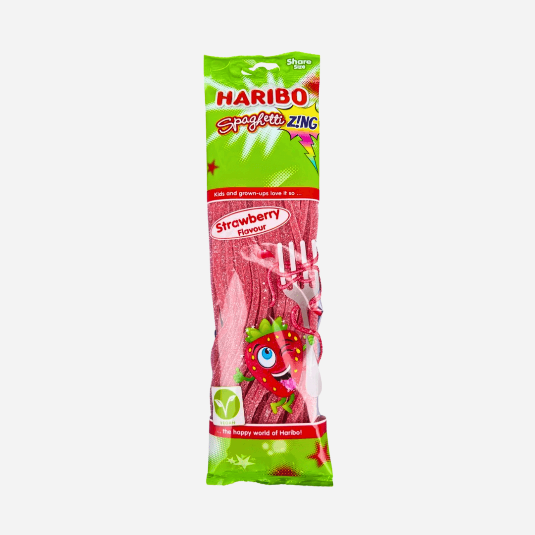 Haribo Spaghetti Strawberry Flavour Zing