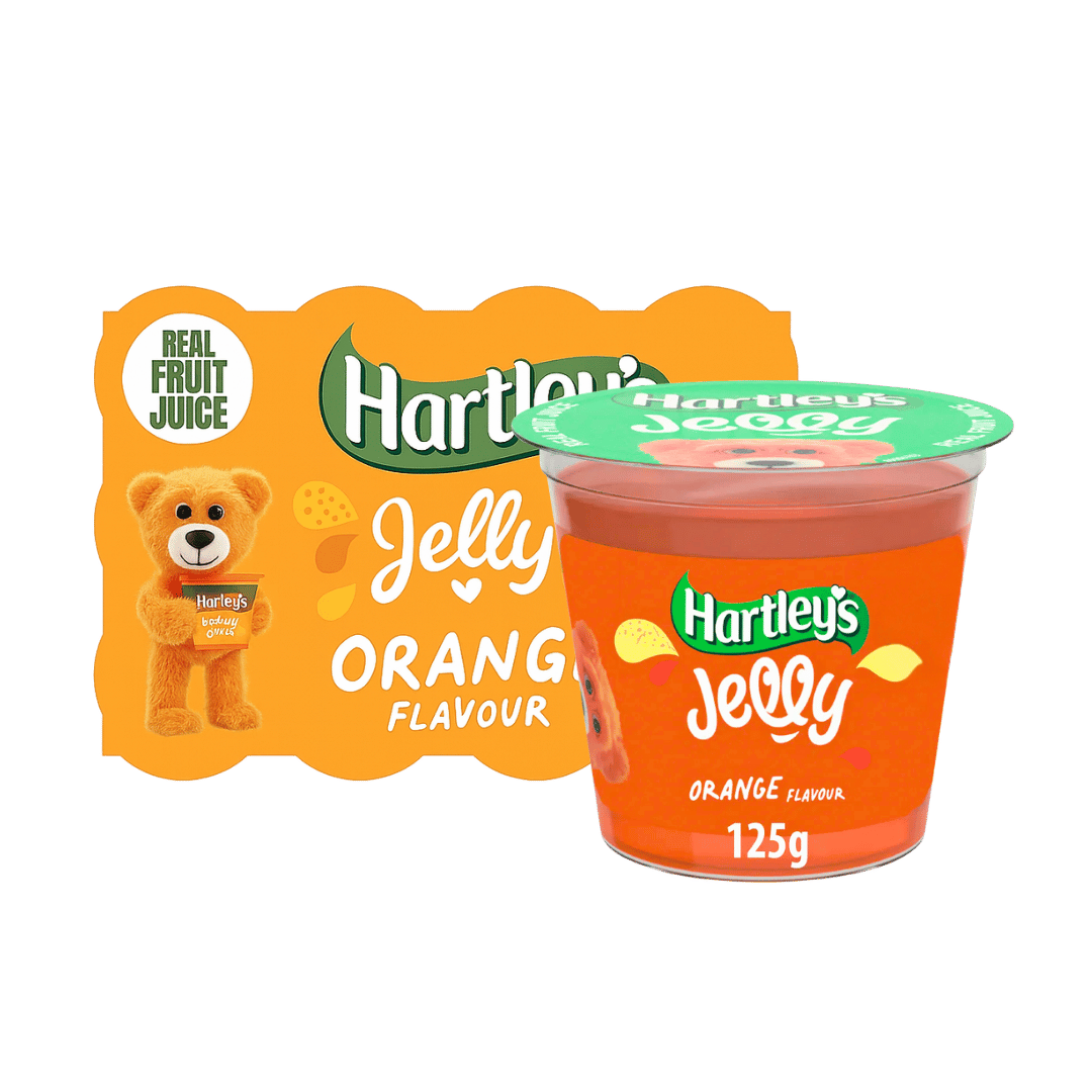 Hartley's Orange Jelly Pots
