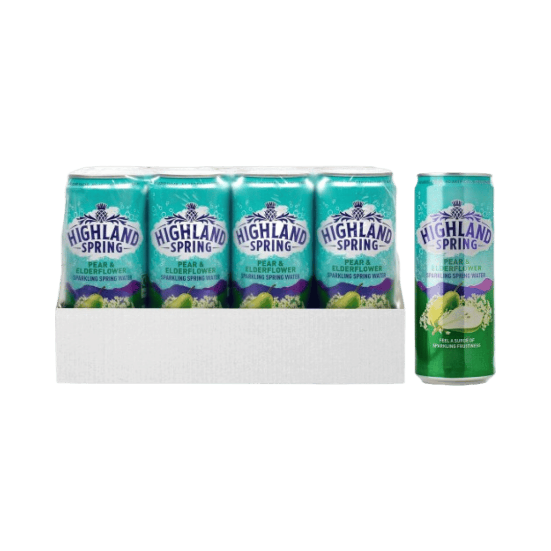 Highland Spring Sparkling Pear & Elderflower