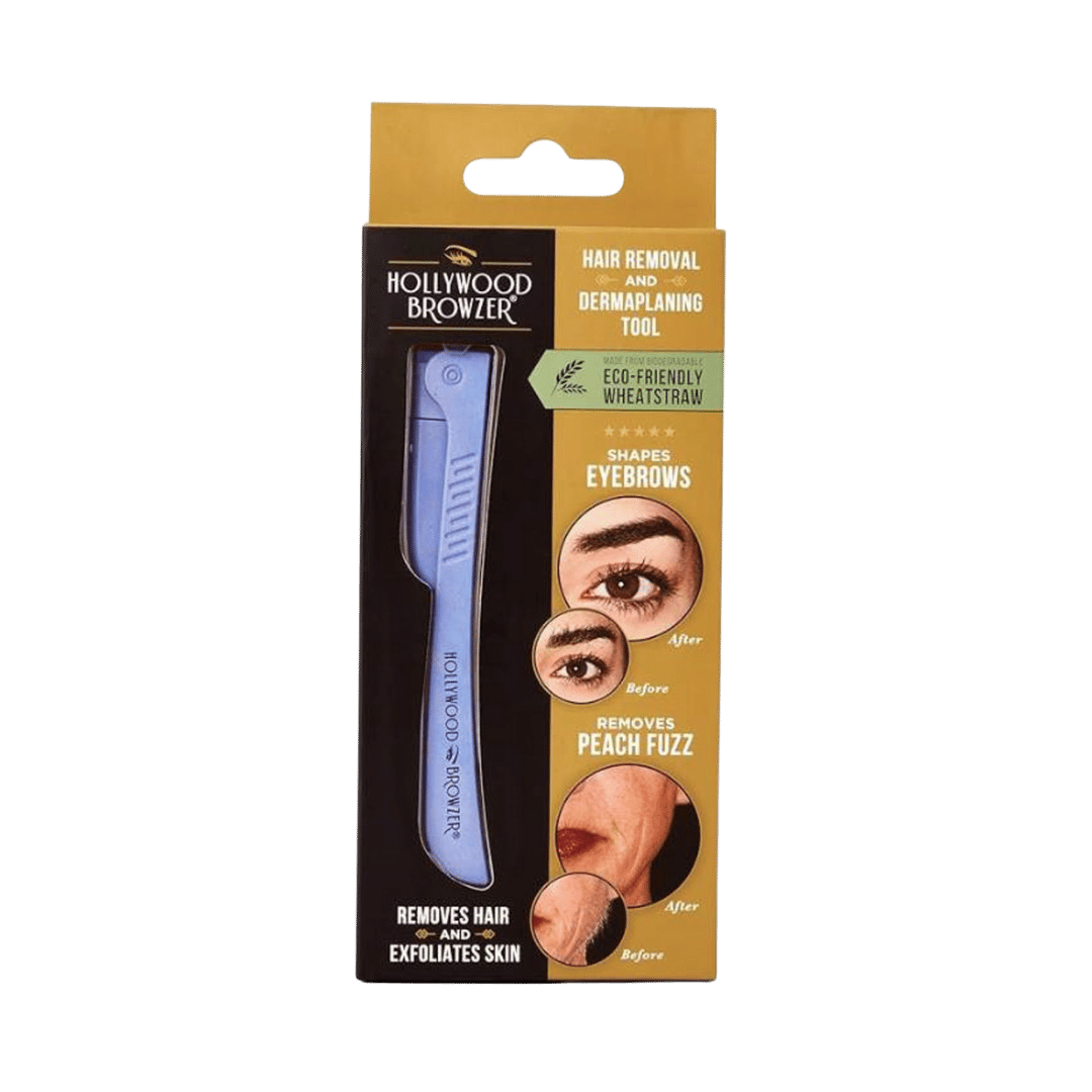 Hollywood Browzer Dermaplaner Facial Hair Removal & Skin Exfoliation