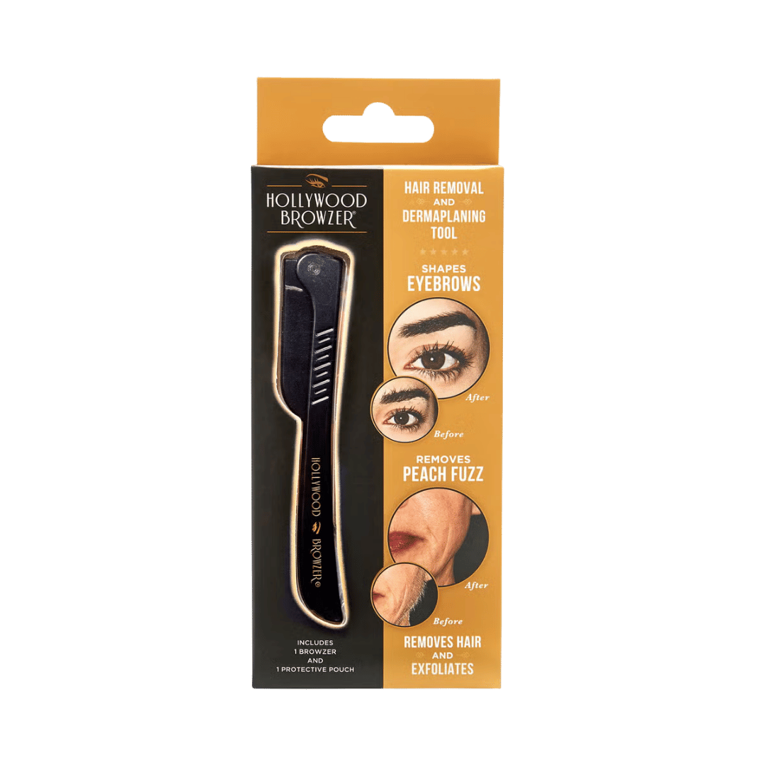 Hollywood Browzer Dermaplaner Facial Hair Removal & Skin Exfoliation