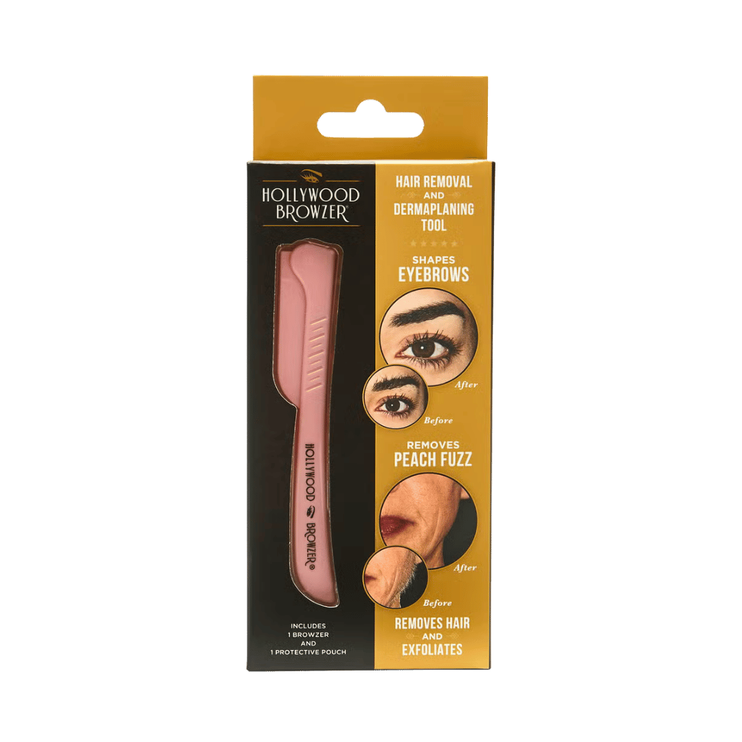 Hollywood Browzer Dermaplaner Facial Hair Removal & Skin Exfoliation