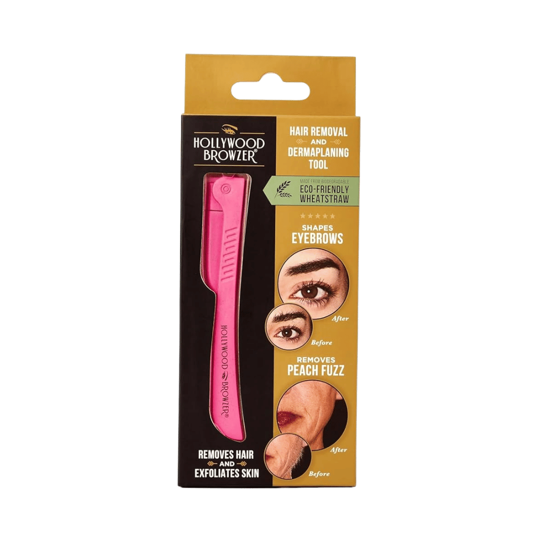 Hollywood Browzer Dermaplaner Facial Hair Removal & Skin Exfoliation