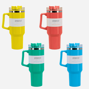 HydroSip Double Walled Large 1.18 Litre Travel Cup Bold Colours