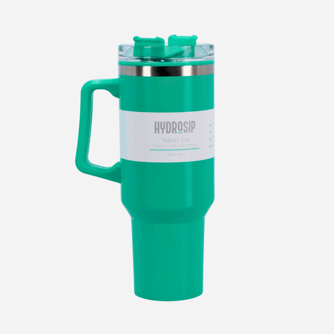 HydroSip Double Walled Large 1.18 Litre Travel Cup Bold Colours