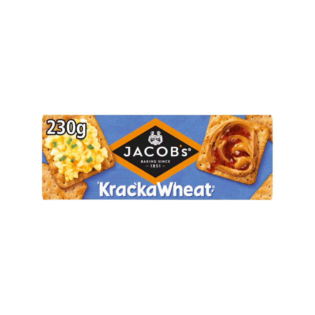 Jacob's Krackawheat Wheat & Rye Crackers