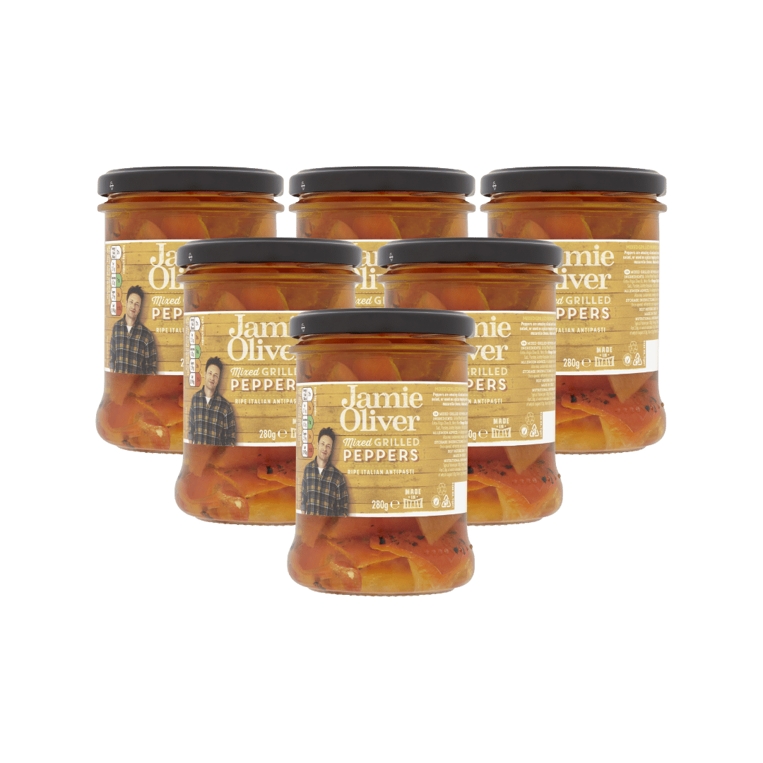 Jamie Oliver Mixed Grilled Peppers