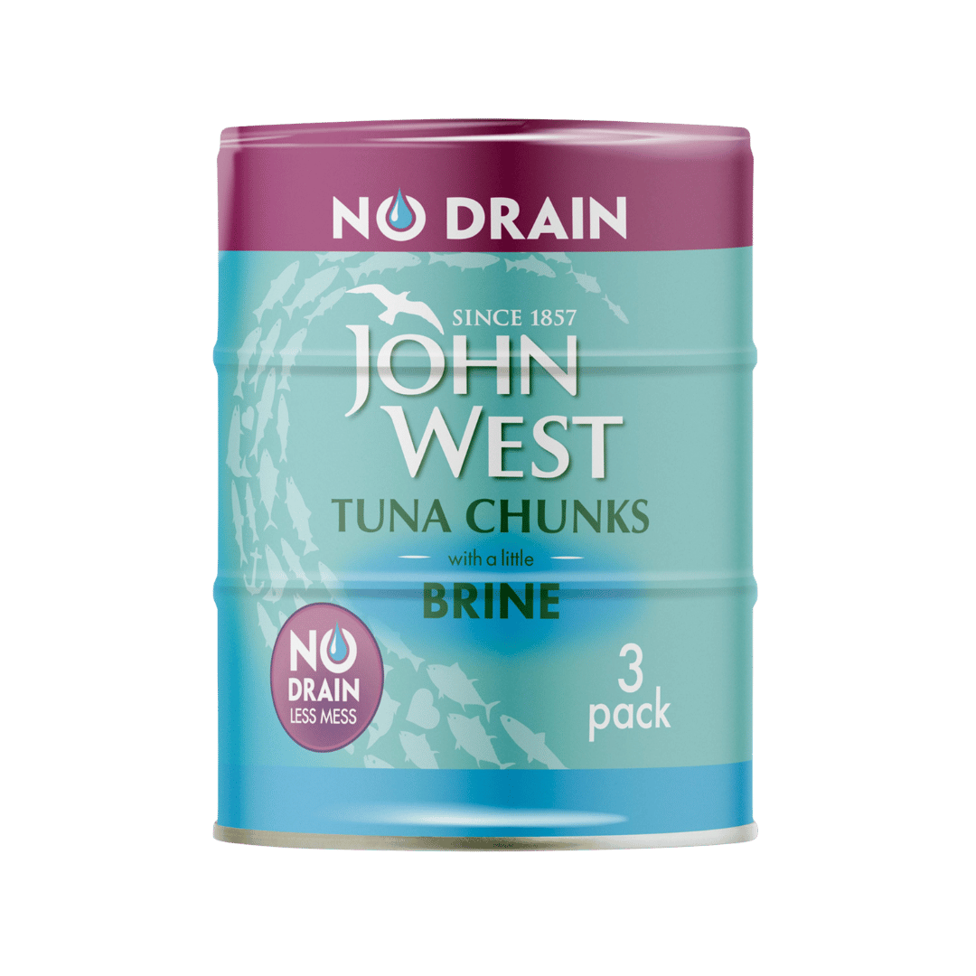 John West No Drain Tuna Chunks with a Little Brine