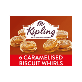 Mr Kipling Caramelised Biscuit Whirls Cakes