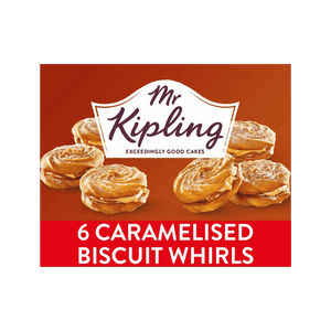 Mr Kipling Caramelised Biscuit Whirls Cakes