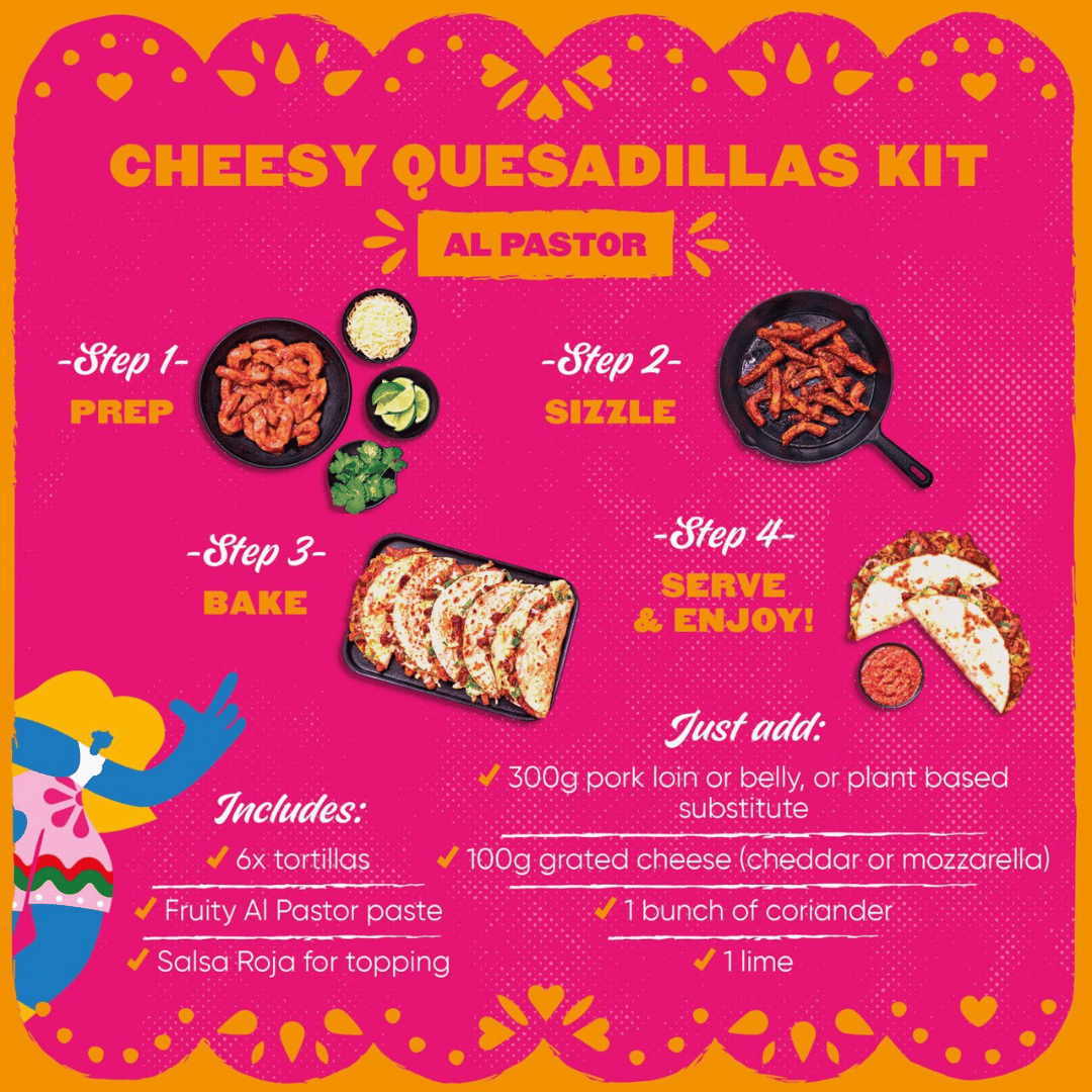 Las Chicas Cheesy Baked Quesadillas Kits