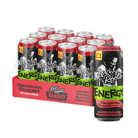 Levi Roots Jamaican Sunset Energy Drinks