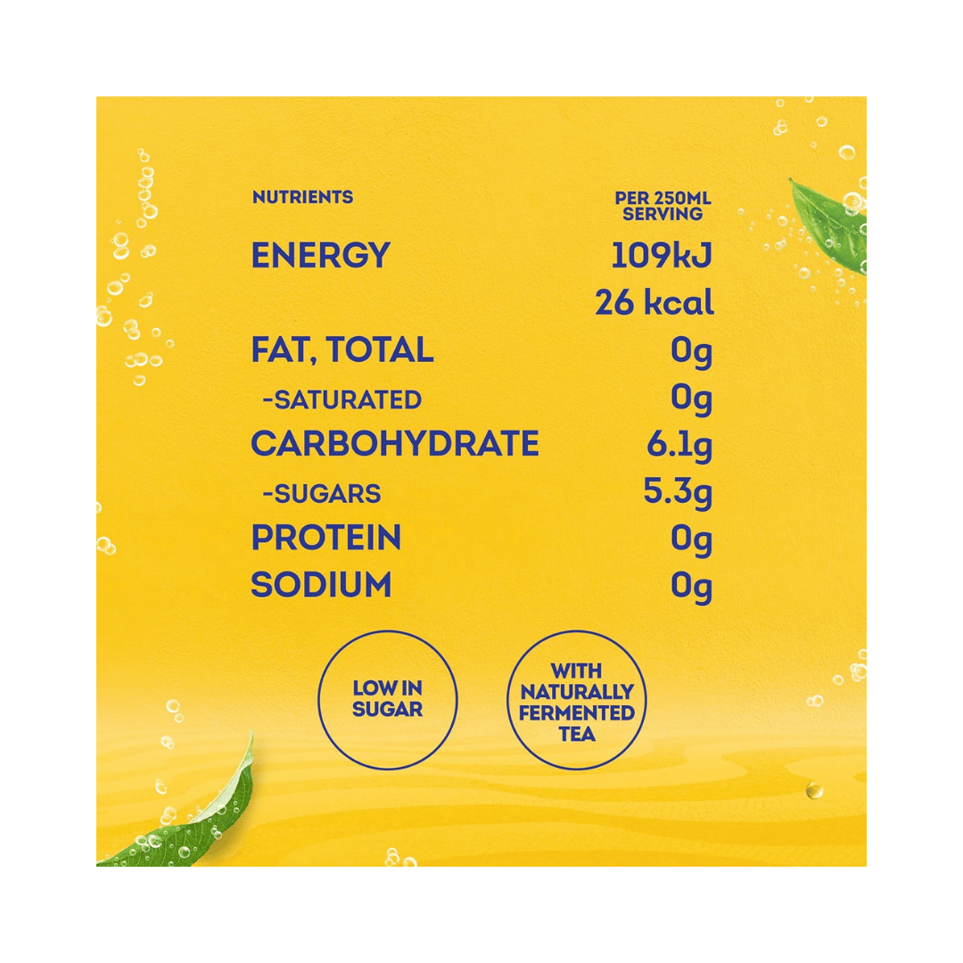 Lipton Kombucha Mango & Passion Fruit Lightly Sparkling