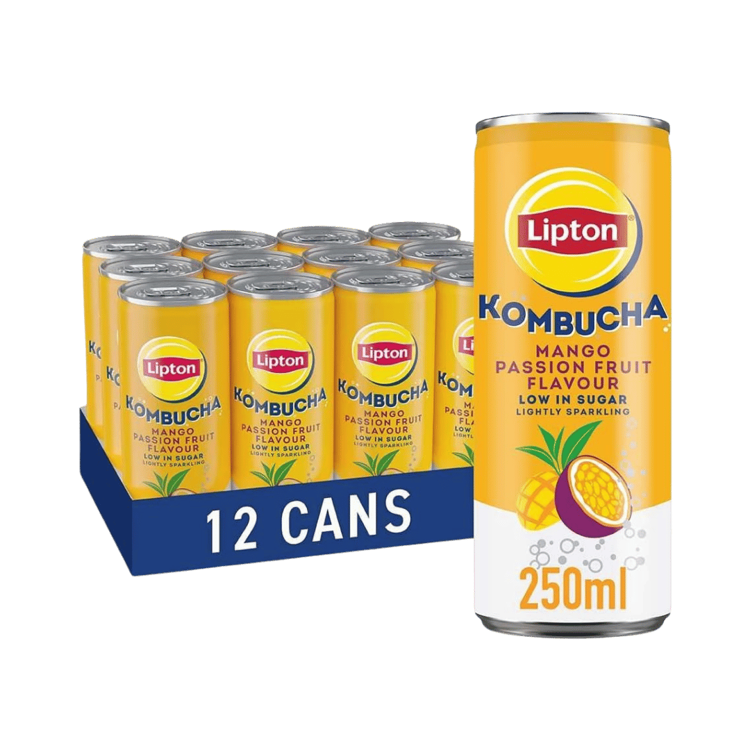 Lipton Kombucha Mango & Passion Fruit Lightly Sparkling