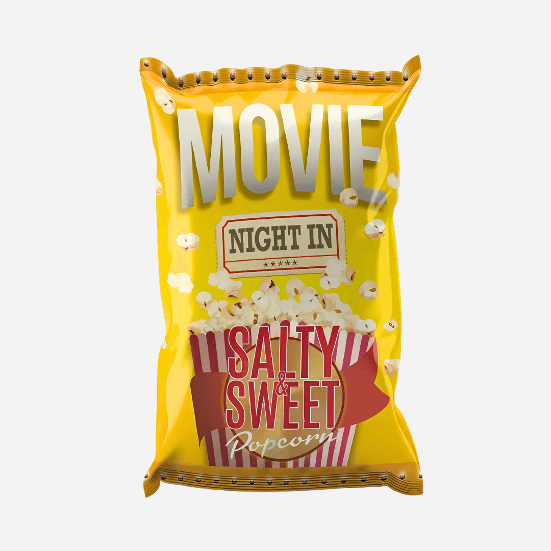 Love Movie Night In Salty & Sweet Popcorn Giant Bag