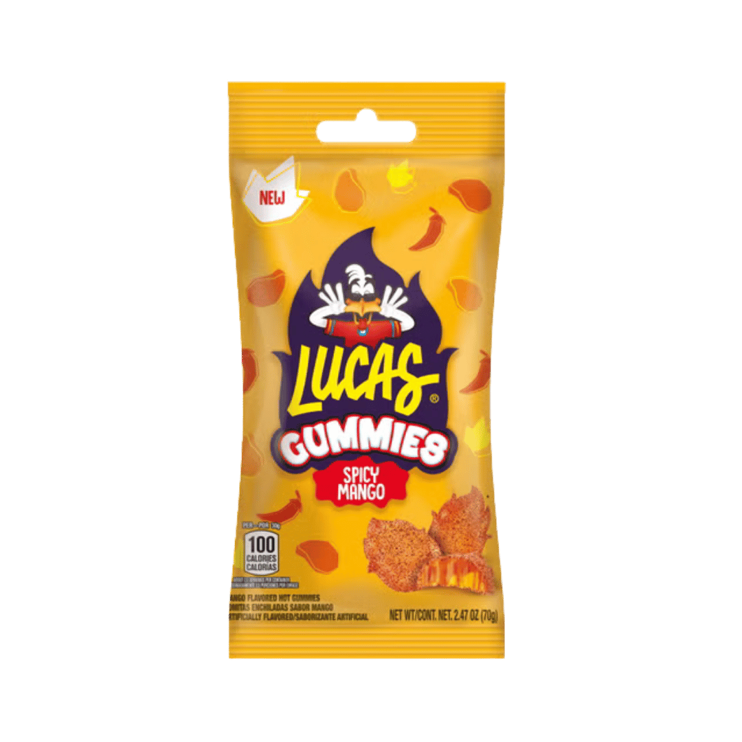 Lucas Spicy Mango Fruit Flavour Gummies