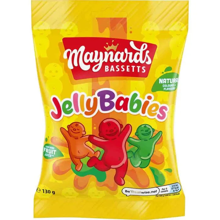 Marynards Bassetts Jelly Babies 130g
