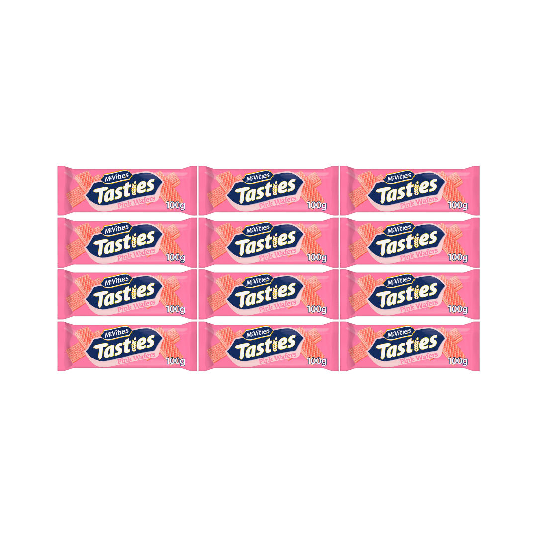 McVitie's Tasties Pink Wafer Biscuits