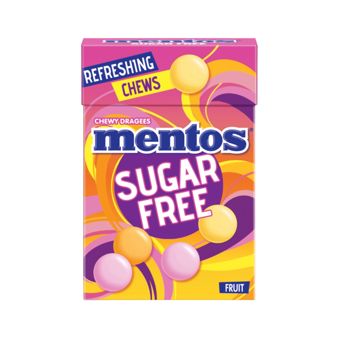 Mentos Sugar Free Mixed Fruit Chews Fruity & Refreshing Party Sweets