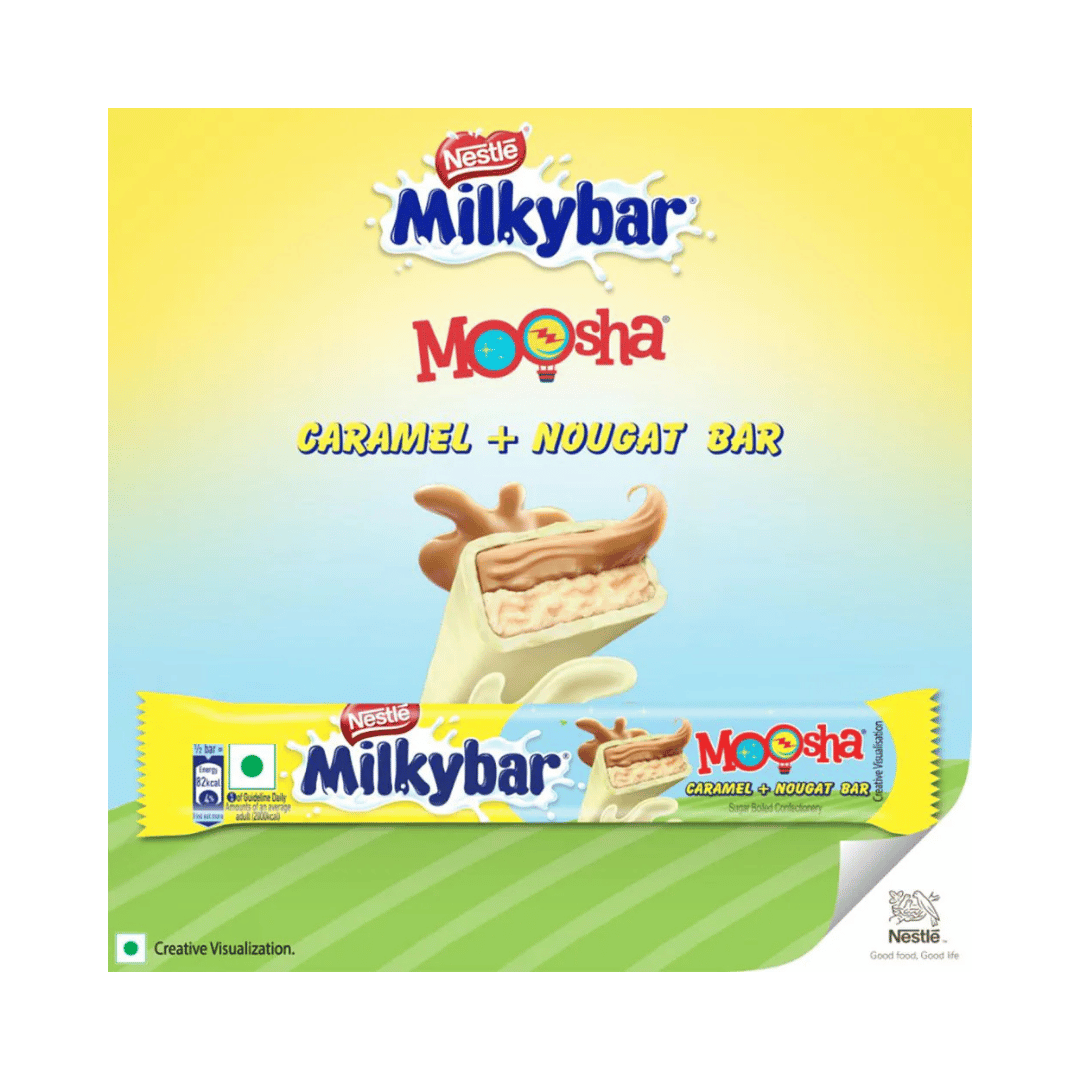 Milkybar Moosha Caramel + Nougat Bar