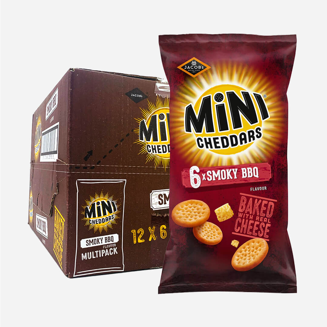 Jacob's Mini Cheddars Smoky BBQ Flavour