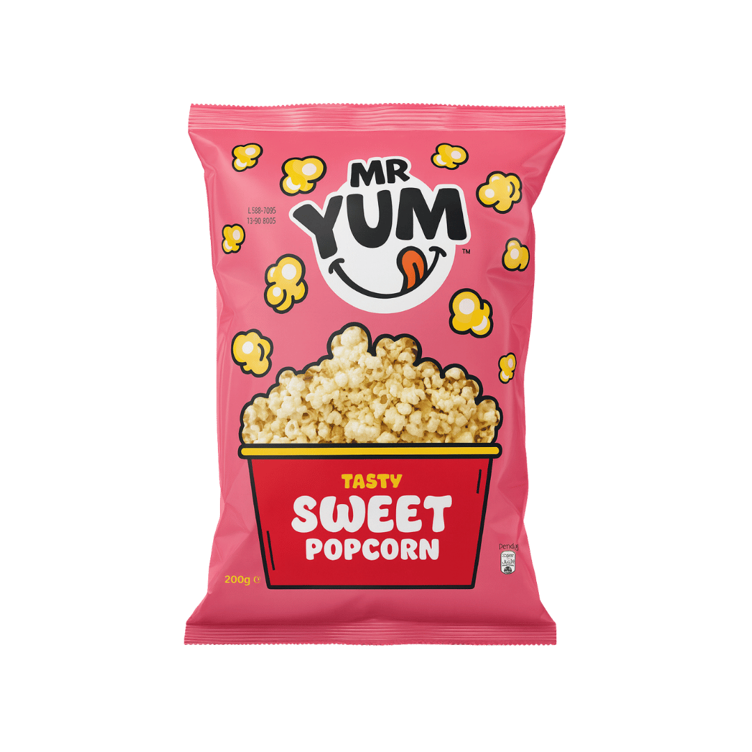Mr Yum Tasty Sweet Popcorn