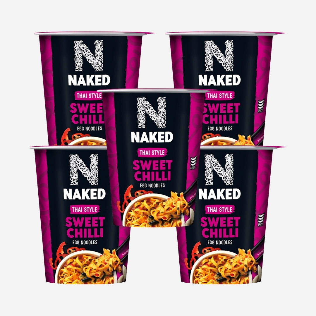 Naked Thai Style Sweet Chilli Flavour Egg Noodle Pots