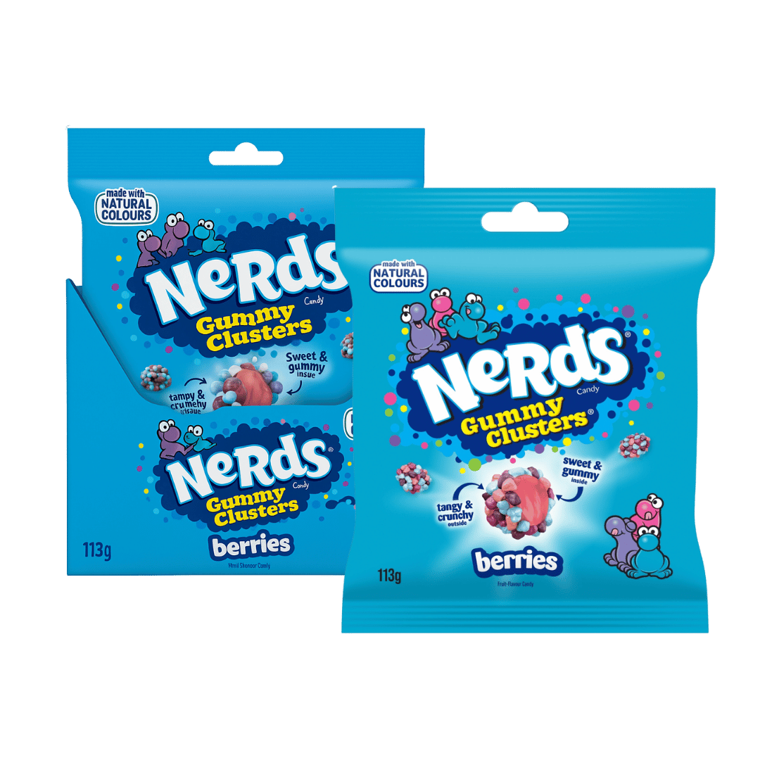 Nerds Candy Sweets Gummy Clusters Sharing Bags Berries