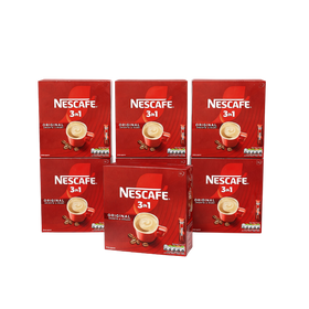 Nescafé 3 in 1 Original Instant Coffee Sachets Case 7 x 192g