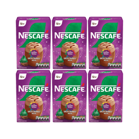 Nescafe Quality Street Green Triangle Hazelnut Mocha Coffee Sachets