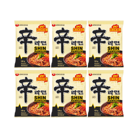 MULTIBUY Nongshim Shin Ramyun Spicy Chicken Flavour Noodles 12 PACKS £3.49