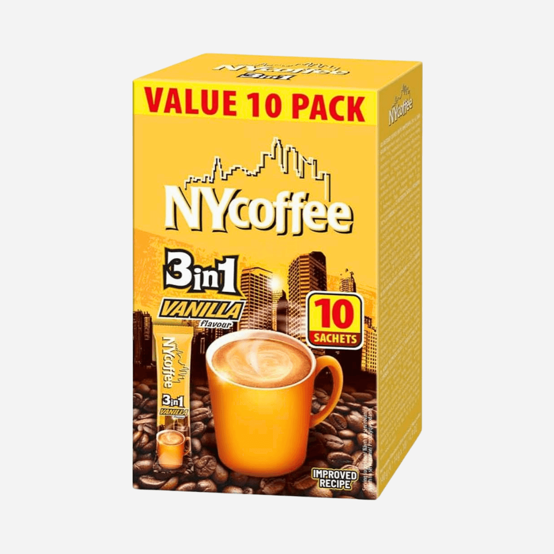 NY Coffee 3in1 Vanilla Flavour Instant Coffee Sachets