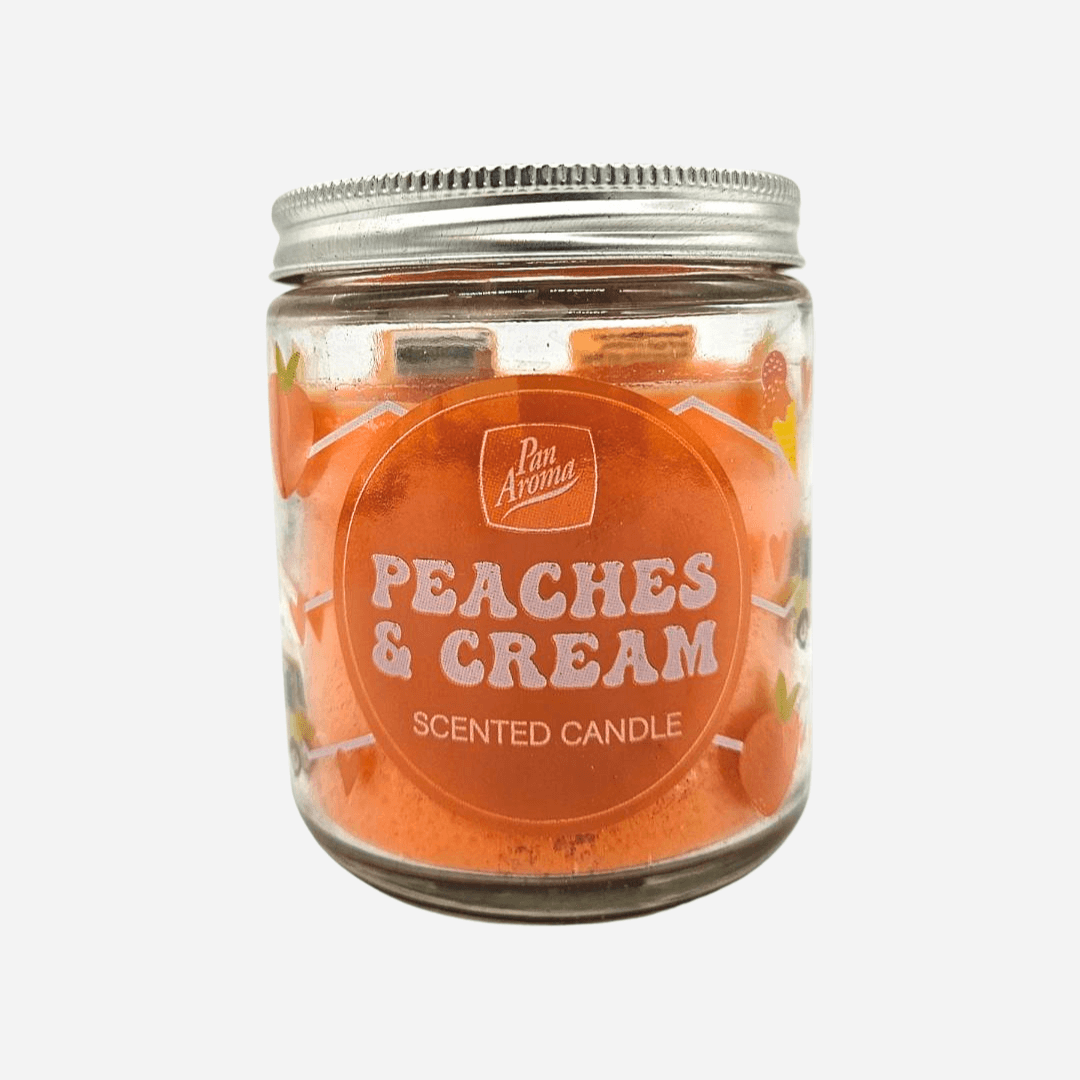 Pan Aroma Peaches & Cream Scented Candle