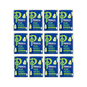 Princes Pear Halves in Juice – 12 x 410g Tins