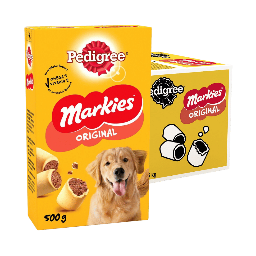PEDIGREE - MARKIES TRIOS LAM MERGBEEN 500 GR KIP & LAM ADULT - Het PEDIGREE - MARKIES TRIOS LAM MERGBEEN 500 GR KIP & LAM ADULT - Het