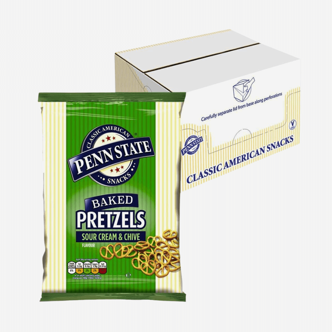 Penn State Sour Cream & Chive Mini Baked Pretzels – Discount Dragon